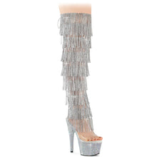 Load image into Gallery viewer, Tacones Pleaser BEJEWELED-3019C-RSF- Transparente Plata
