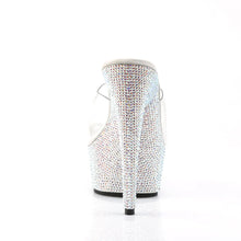 Load image into Gallery viewer, Tacones Pleaser BEJEWELED-601DM Transparente Plata
