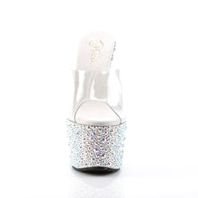 Load image into Gallery viewer, Tacones Pleaser BEJEWELED-701MS Transparente Plata
