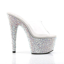 Load image into Gallery viewer, Tacones Pleaser BEJEWELED-701MS Transparente Plata
