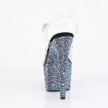 Load image into Gallery viewer, Tacones Pleaser BEJEWELED-708MS Transparente Negro
