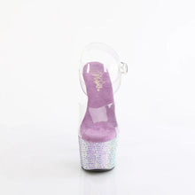 Load image into Gallery viewer, Tacones Pleaser BEJEWELED-708RRS Transparente Lavanda
