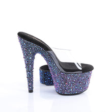 Carregar imagem no visualizador da galeria, Sapatos de salto Pleaser BEJEWELED-712MS - Transparente / Strass preto
