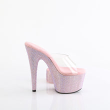Carregar imagem no visualizador da galeria, Sapatos de salto alto Pleaser BEJEWELED-712RS - Transparente / Strass multicolor rosa
