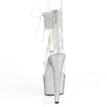 Load image into Gallery viewer, Tacones Pleaser BEJEWELED-724RS Transparente Plata
