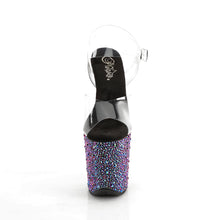 Carregar imagem no visualizador da galeria, Sapatos de salto Pleaser BEJEWELED-808MS - Transparente / Strass preto
