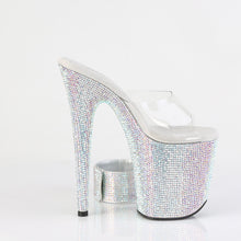 Carregar imagem no visualizador da galeria, Sapatos de salto alto Pleaser BEJEWELED-812RS - Transparente / Strass multicolor prateado
