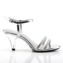 Cargar imagen en el visor de la galería, Tacones Fabulicious BELLE-316 Plata Pu Transparente

