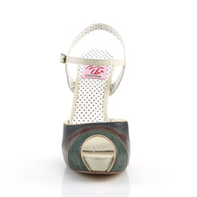 Load image into Gallery viewer, Tacones Pin Up Couture BETTIE-27 Crema Piel Sintética

