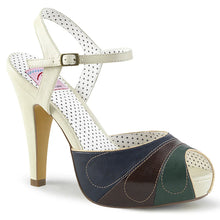 Load image into Gallery viewer, Tacones Pin Up Couture BETTIE-27 Crema Piel Sintética
