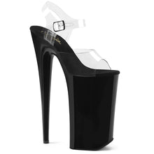 Cargar imagen en el visor de la galería, Tacones Pleaser BEYOND-008 Transparente Negro
