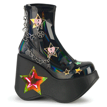 Load image into Gallery viewer, Botines Demonia BLAZE-108 Negro Holo Pat
