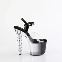 Load image into Gallery viewer, Tacones Pleaser BLISS-708-1BC Transparente Negro Ombre
