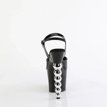 Cargar imagen en el visor de la galería, Tacones Pleaser BLISS-709 Negro Charol Plata
