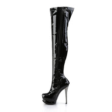 Cargar imagen en el visor de la galería, Tacones Pleaser BLONDIE-3000 Negro Str Charol
