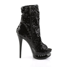 Cargar imagen en el visor de la galería, Tacones Pleaser BLONDIE-R-1008 Negro Sequins
