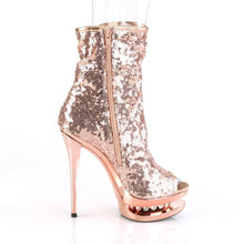 Carregar imagem no visualizador da galeria, Tacones Pleaser BLONDIE-R-1008 Oro Rosa Sequins

