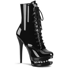 Cargar imagen en el visor de la galería, Tacones Pleaser BLONDIE-R-1020 Negro Charol
