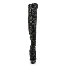 Cargar imagen en el visor de la galería, Tacones Pleaser BLONDIE-R-3011 Negro Sequins
