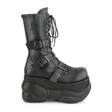 Carregar imagem no visualizador da galeria, Zapatos con plataforma Demonia BOXER-230 Negro Piel vegana
