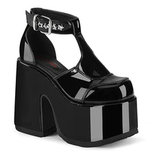 Load image into Gallery viewer, Sandalias Demonia CAMEL-103 Negro Pat
