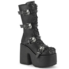 Load image into Gallery viewer, Botas Demonia CAMEL-115 Negro Piel vegana
