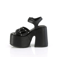 Carregar imagem no visualizador da galeria, Sandalias Demonia CAMEL-17 Negro Piel vegana
