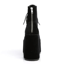 Load image into Gallery viewer, Botines Demonia CAMEL-203 Negro Velvet
