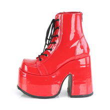 Load image into Gallery viewer, Botines Demonia CAMEL-203 Rojo Charol
