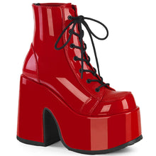Load image into Gallery viewer, Botines Demonia CAMEL-203 Rojo Charol
