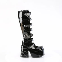 Carregar imagem no visualizador da galeria, Botas Demonia CAMEL-223 Negro Pat
