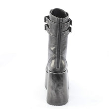Load image into Gallery viewer, Demonia CAMEL-250 Boots - Black-Silver Rub-Off Vegan Leather
