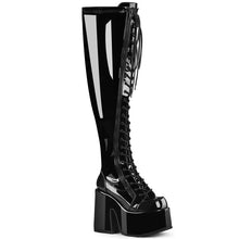 Carregar imagem no visualizador da galeria, Botas (Over the Knee) Demonia CAMEL-300WC Negro Str Pat
