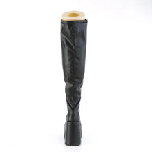 Carregar imagem no visualizador da galeria, Botas (Over the Knee) Demonia CAMEL-300WC Negro Str Piel vegana
