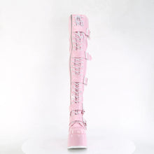 Load image into Gallery viewer, Botas (Over the Knee) Demonia CAMEL-305 B. Rosa Stretch Hologram
