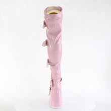Load image into Gallery viewer, Botas (Over the Knee) Demonia CAMEL-305 B. Rosa Stretch Hologram
