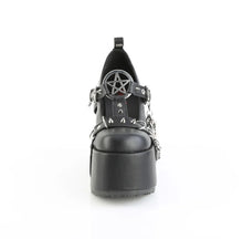 Load image into Gallery viewer, Zapatos con plataforma Demonia CAMEL-33 Negro Piel vegana
