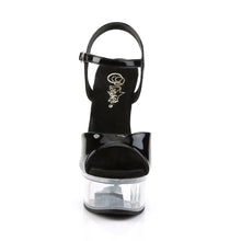 Cargar imagen en el visor de la galería, Tacones Pleaser CAPTIVA-609 Negro Charol Transparente
