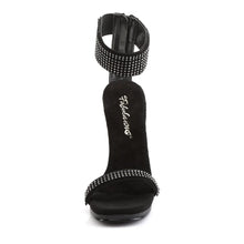 Cargar imagen en el visor de la galería, Tacones Fabulicious CHIC-40 Negro Nubuck Pu
