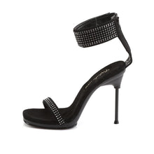 Cargar imagen en el visor de la galería, Tacones Fabulicious CHIC-40 Negro Nubuck Pu
