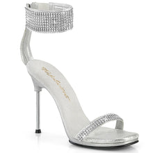 Cargar imagen en el visor de la galería, Tacones Fabulicious CHIC-40 Plata Shimmery Fabric

