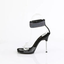 Cargar imagen en el visor de la galería, Tacones Fabulicious CHIC-42 Transparente Negro Piel
