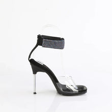 Cargar imagen en el visor de la galería, Tacones Fabulicious CHIC-42 Transparente Negro Piel
