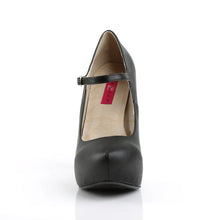Load image into Gallery viewer, Tacones Pleaser Pink Label CHLOE-02 Negro Piel Sintética
