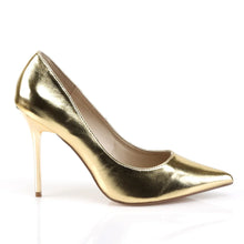 Carregar imagem no visualizador da galeria, Zapatos Pleaser CLASSIQUE-20 Dorado Met Pu
