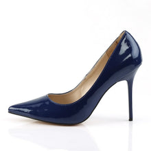 Load image into Gallery viewer, Zapatos Pleaser CLASSIQUE-20 Navy Azul Charol
