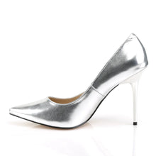 Cargar imagen en el visor de la galería, Zapatos Pleaser CLASSIQUE-20 Plata Met Pu

