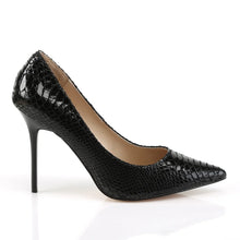 Cargar imagen en el visor de la galería, Zapatos Pleaser CLASSIQUE-20SP Negro Snake Print
