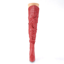 Carregar imagem no visualizador da galeria, Tacones Pleaser CLASSIQUE-3011 Rojo Piel Sintética
