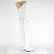 Cargar imagen en el visor de la galería, Tacones Pleaser CLASSIQUE-3011 Blanco Piel Sintética
